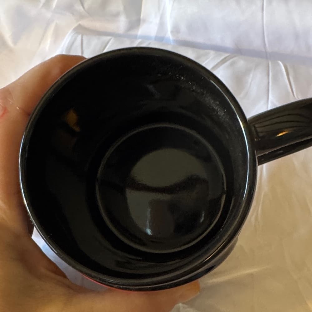 Black Mug with Number Design - Thumbnail 4