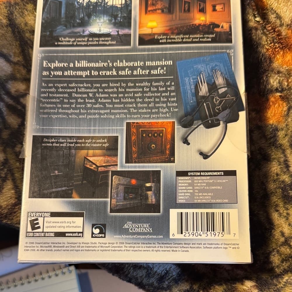 ★ Safecracker The Ultimate Puzzle Adventure PC CD-ROM Game Sealed - Thumbnail 3