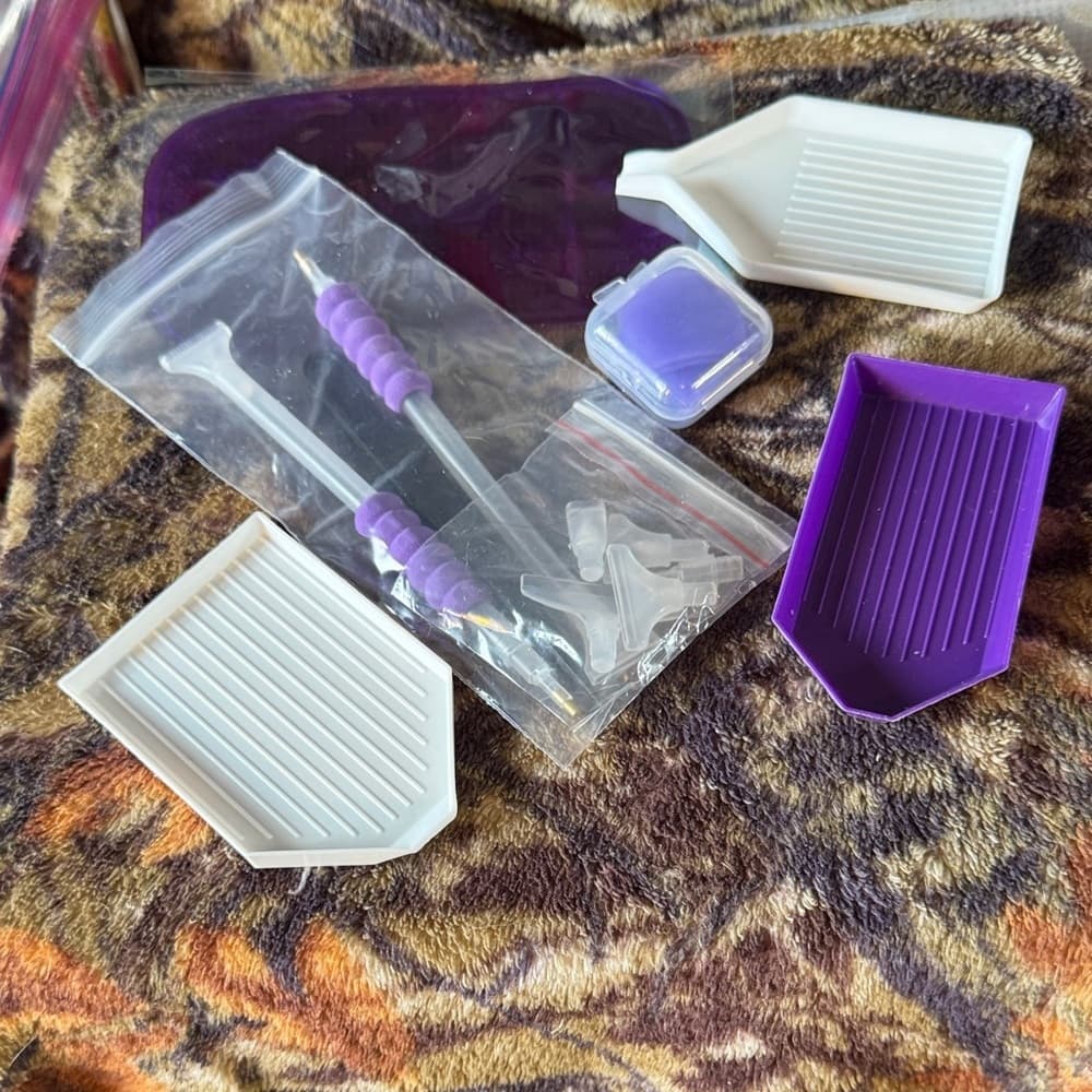★ Diamond Painting Tool Set Trays Stylus Wax Craft Accessories - Thumbnail 6