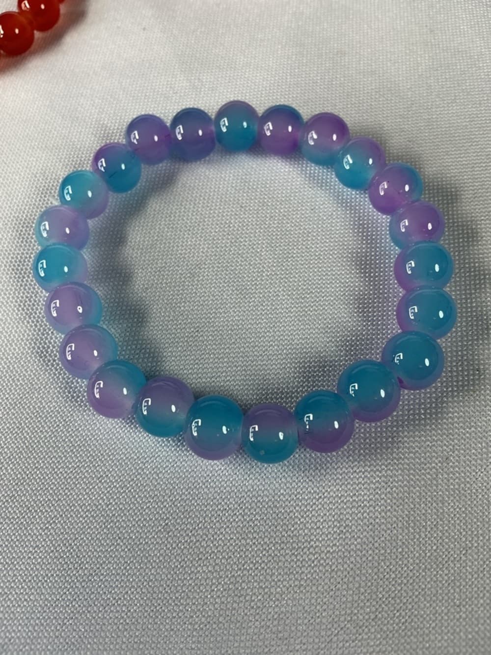 ⭐ Set of 4 Colorful Stretch Beaded Bracelets Boho Y2K Candycore Jewelry