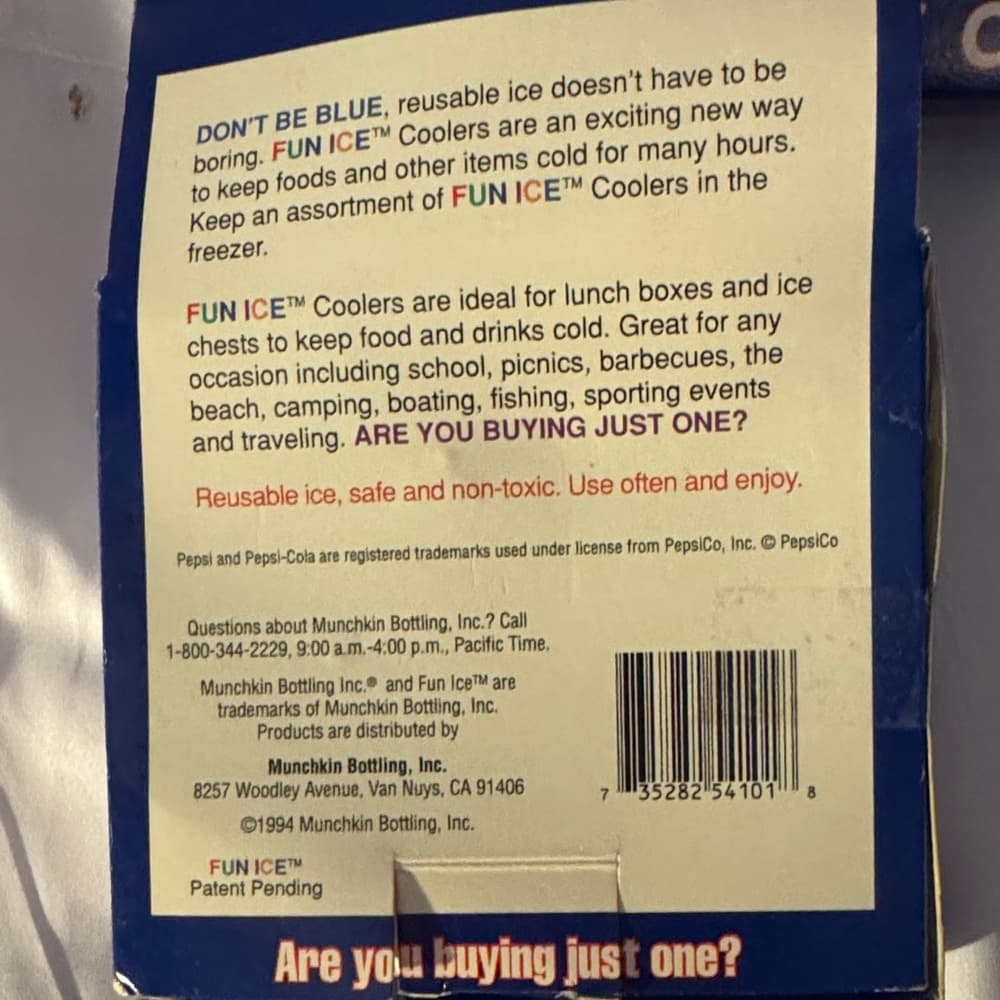 Pepsi Reusable Ice Pack with Red and Blue Design - Thumbnail 3