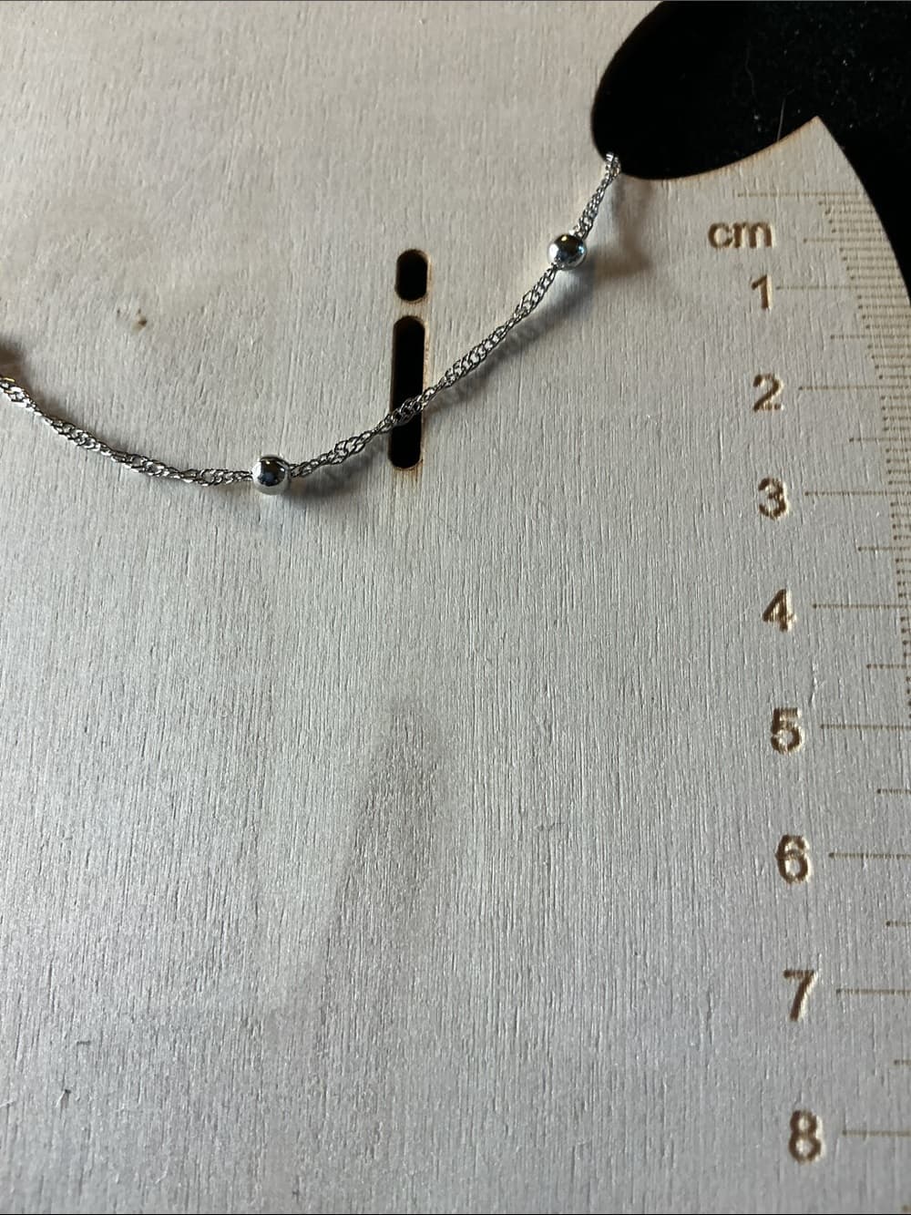 ★ Silver Beaded Layering Necklace Minimalist Dainty Everyday Jewelry