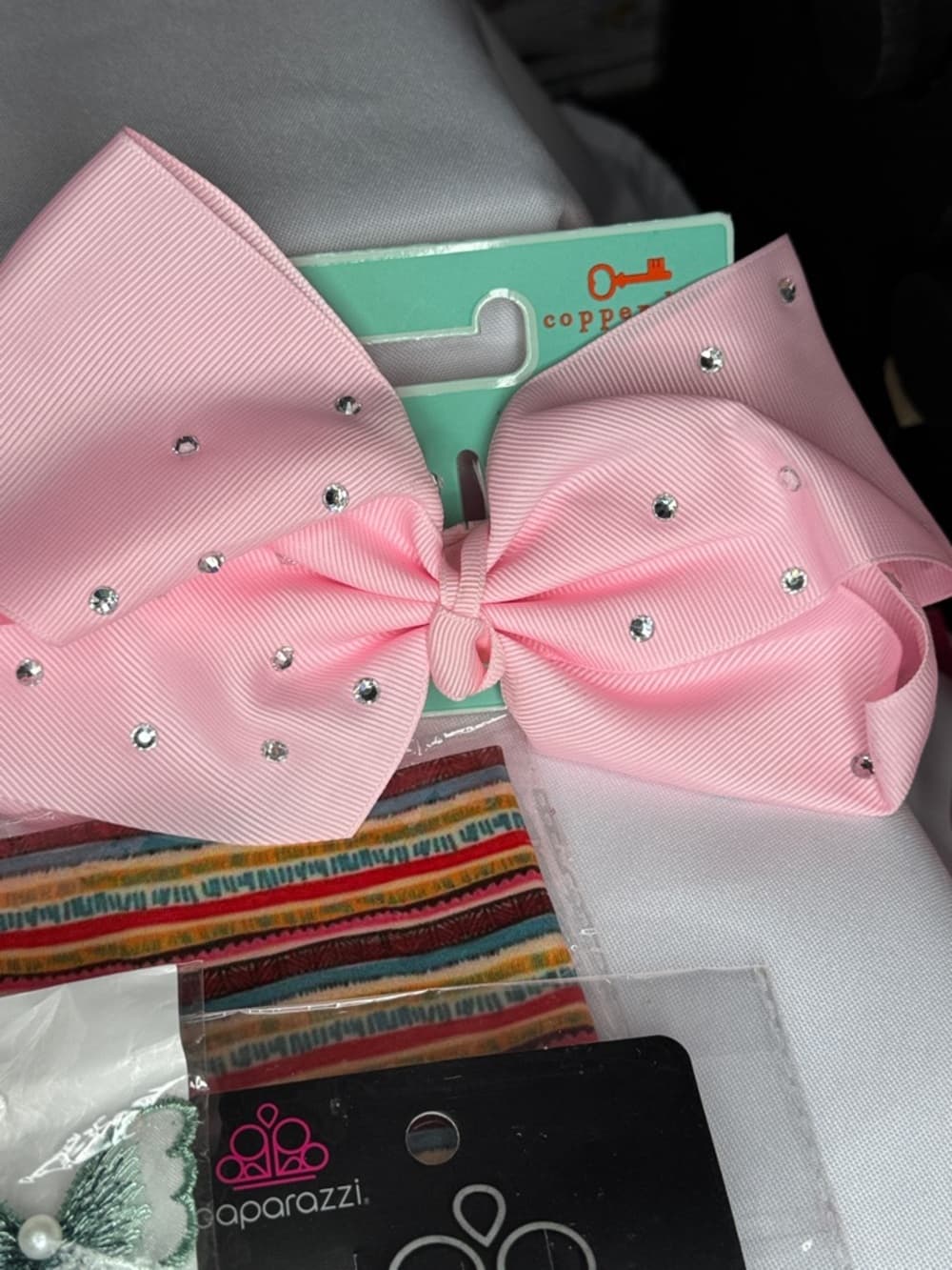 ★ Girls Hair Accessory Bundle Bows Headbands Clips Earrings Mixed Lot - Thumbnail 5