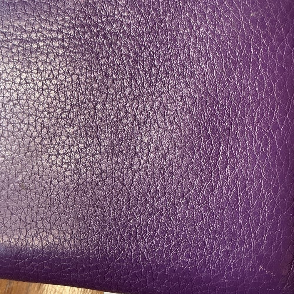 ★ Michael Kors Purple Leather Wallet Organizer Clutch MK Logo - Thumbnail 3