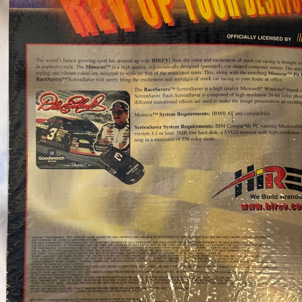 NASCAR Goodwrench Racing Mouse Pad - Black and Red. - Thumbnail 4