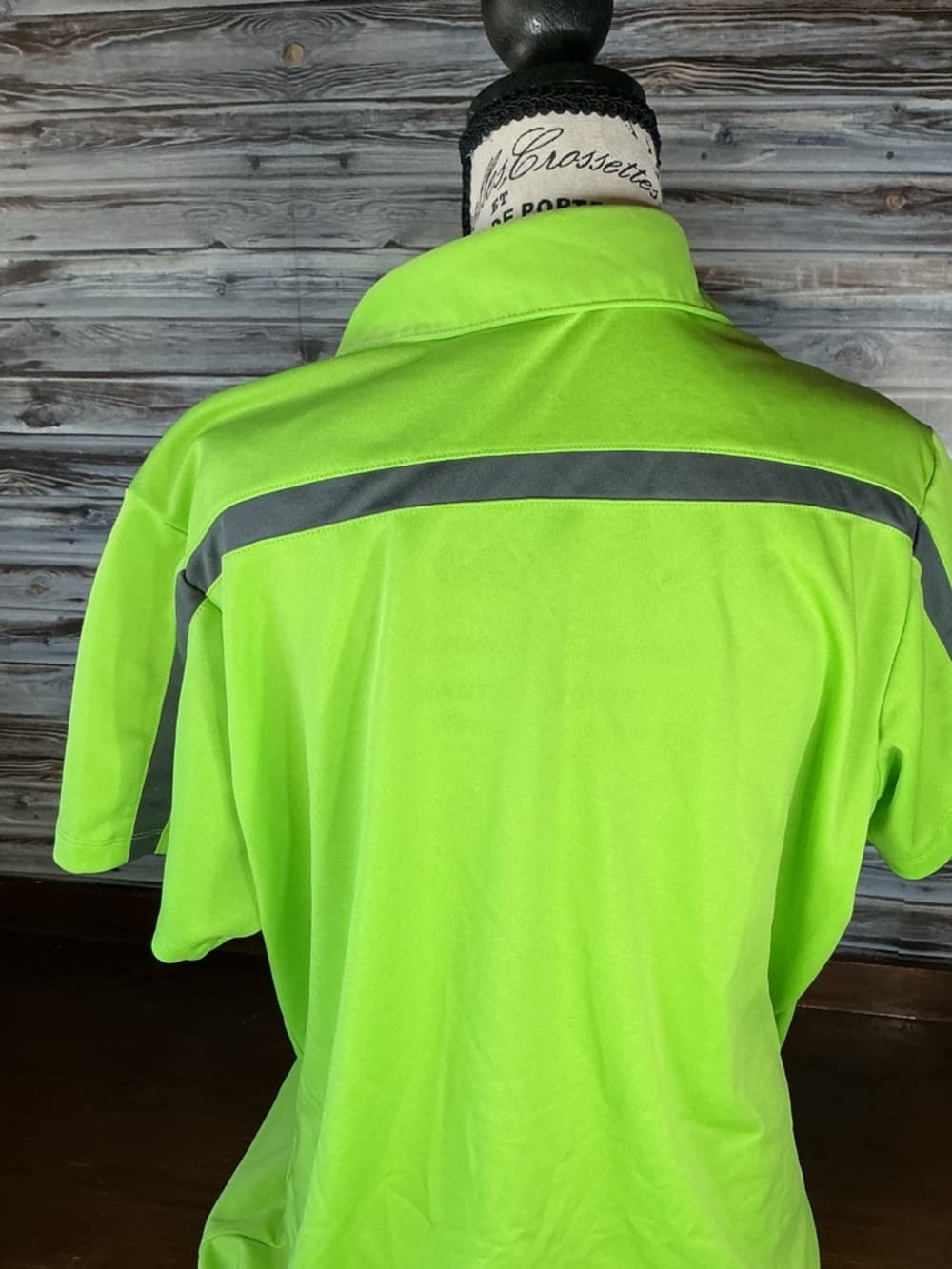 ★ SERVPRO Neon Green Reflective Polo Shirt Women 2XL Work Uniform - Thumbnail 3