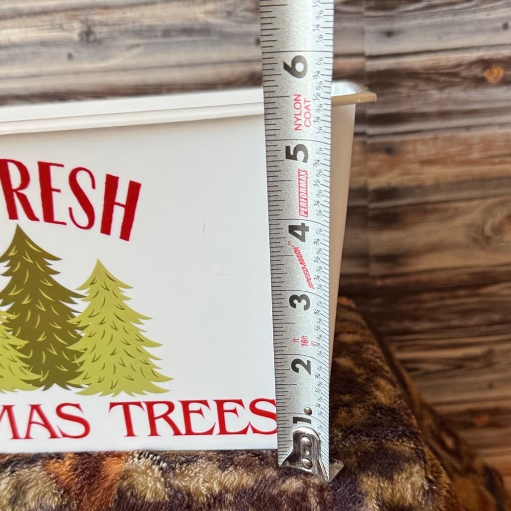 Farm Fresh Christmas Trees Storage Bin