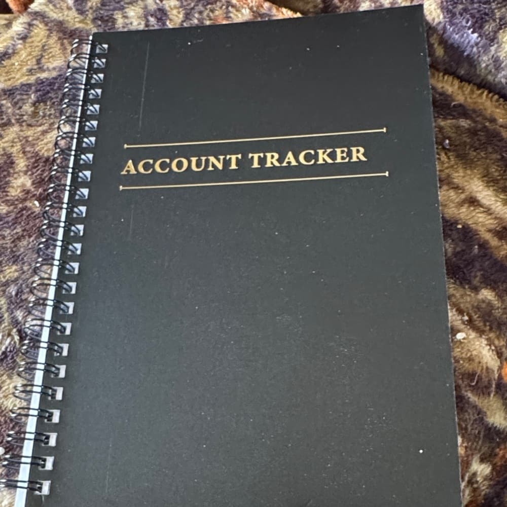 ★ Account Tracker Ledger Book Spiral Bound Expense Record Notebook - Thumbnail 5