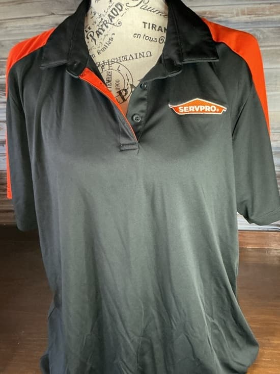 ★ SERVPRO Black Orange Logo Polo Shirt Women 2XL Work Uniform Golf - Thumbnail 5