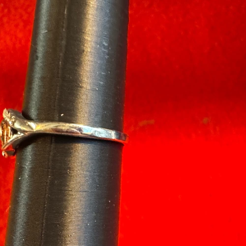 Elegant Silver and Gold Mom Ring - Thumbnail 3