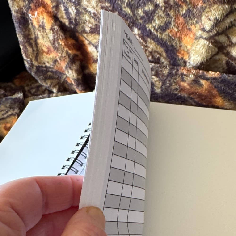 ★ Account Tracker Ledger Book Spiral Bound Expense Record Notebook - Thumbnail 2