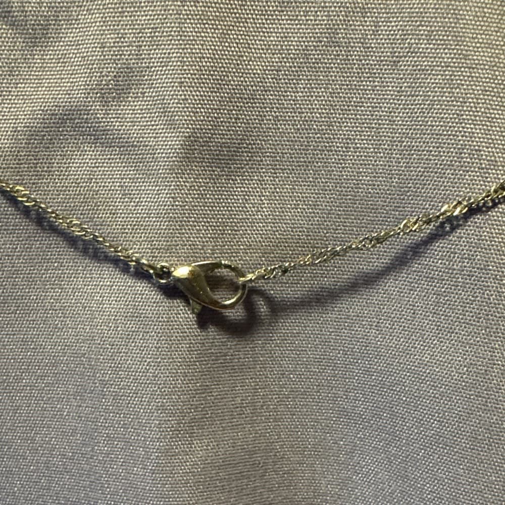 Gold and Silver Star Pendant Necklace - Thumbnail 3