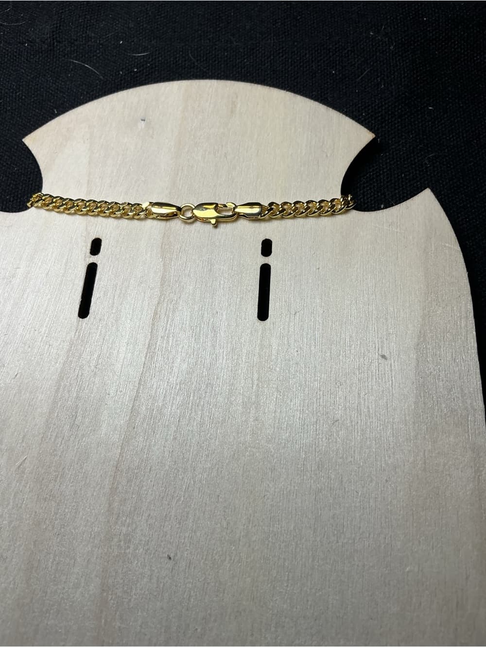 ⭐ Gold Tone Cuban Link Chain Necklace Minimalist Unisex Style - Thumbnail 2