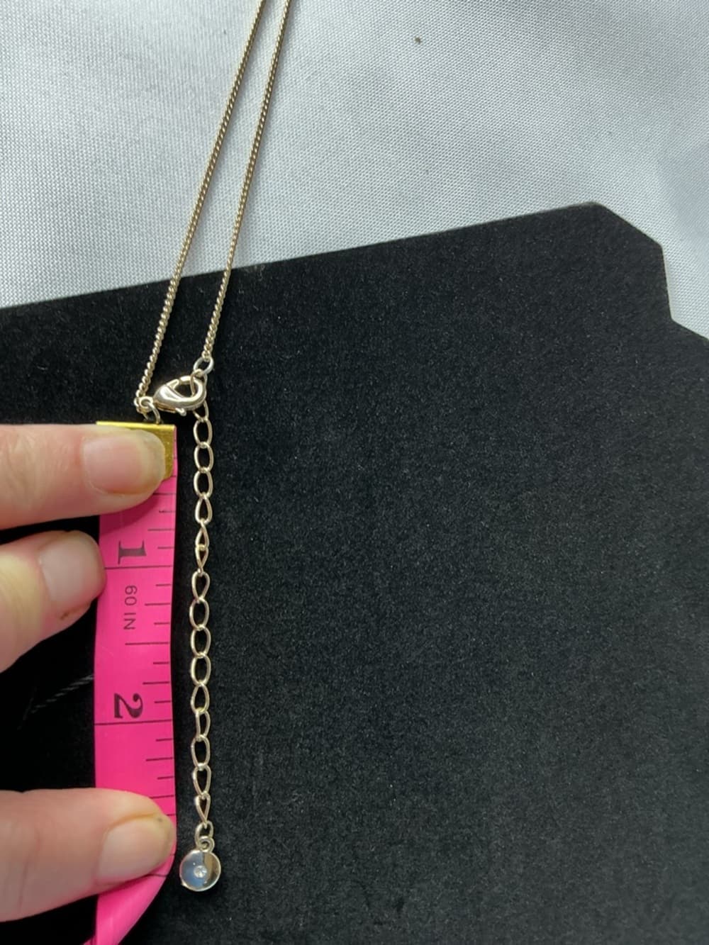 Gold Tassel Necklace Pearl Fringe Long Chain Statement Boho Chic - Thumbnail 4