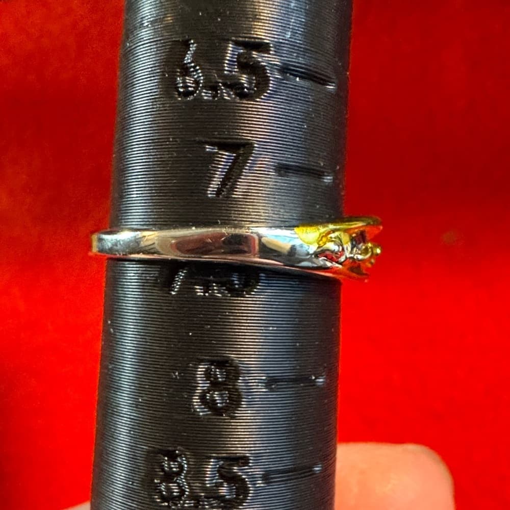 Elegant Gold and Silver Women's Ring - Thumbnail 2