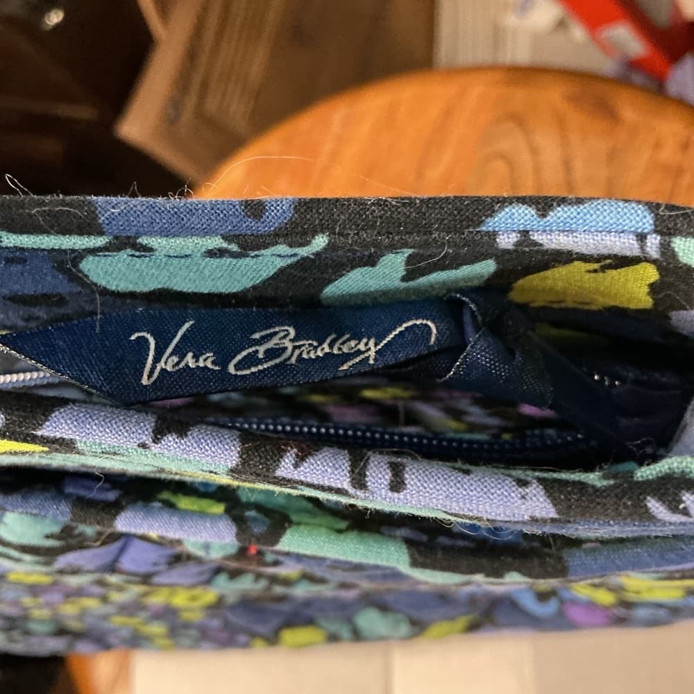 ⭐ Vera Bradley Floral Quilted Satchel Handbag Travel Carryall Purse - Thumbnail 2