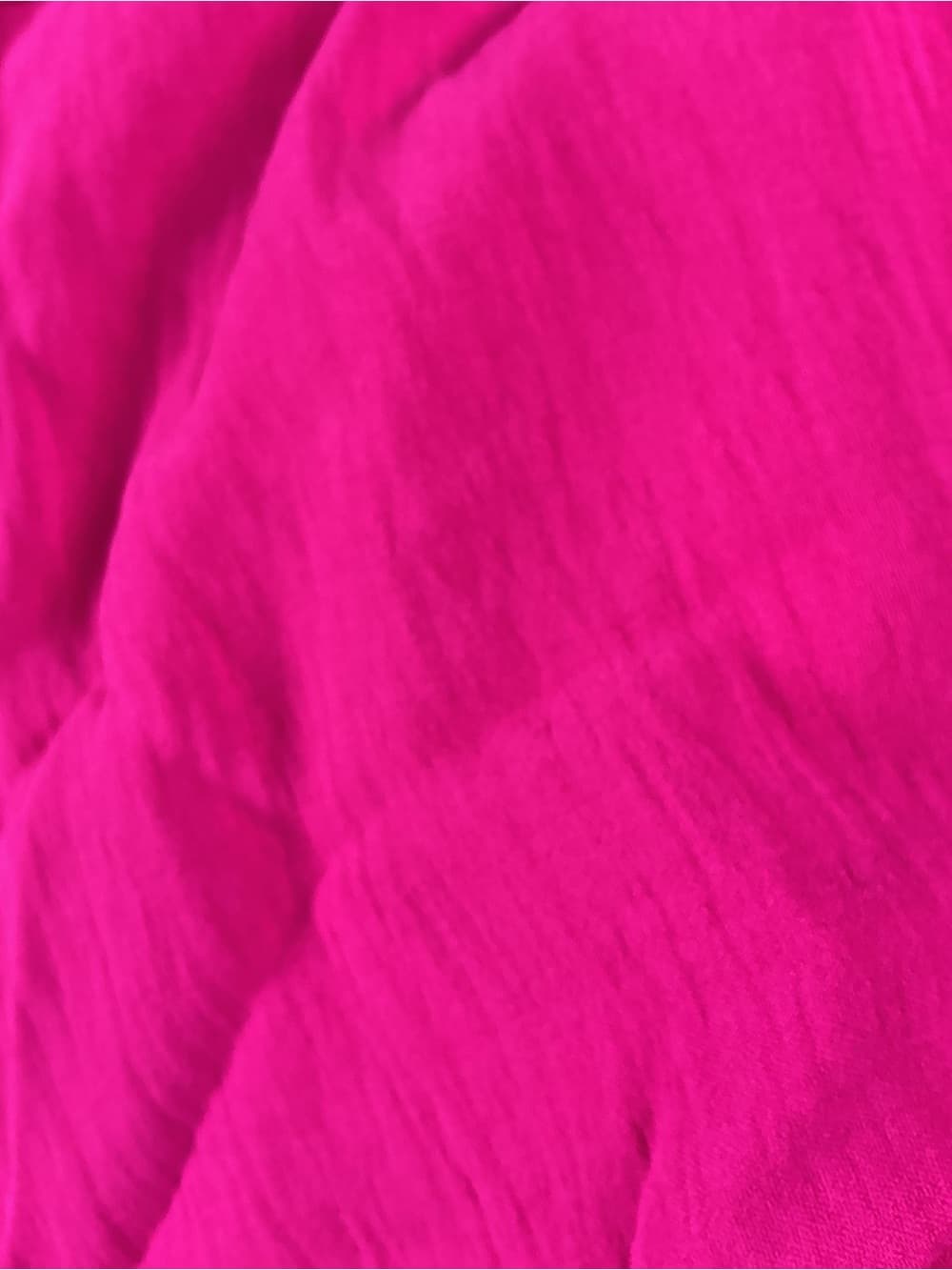 ⭐ Pink Ruffle Sleeve Blouse Flowy Lightweight Casual Chic Top - Thumbnail 4