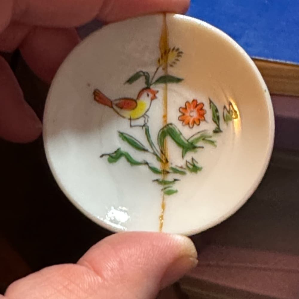 Floral Miniature Tea Set - Thumbnail 9