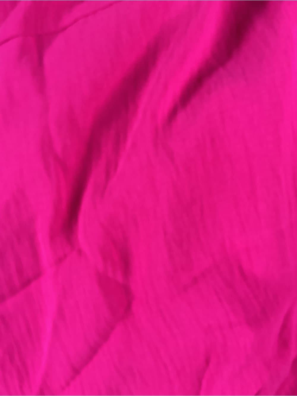 ⭐ Pink Ruffle Sleeve Blouse Flowy Lightweight Casual Chic Top - Thumbnail 3