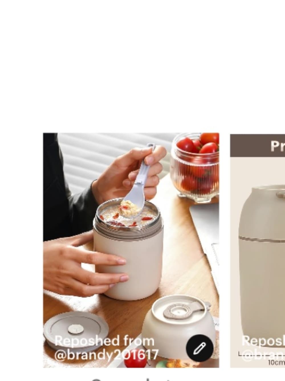 ★ Insulated Food Jar w Spoon Leakproof Stainless Steel Lunch Container - Thumbnail 9