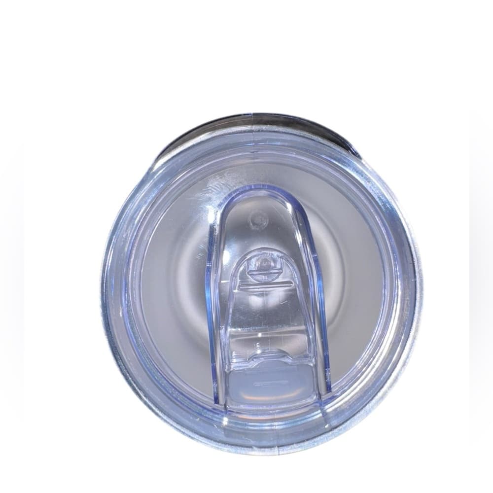 ★ Drink Happy Thoughts White Stainless Steel Wine Tumbler With Lid