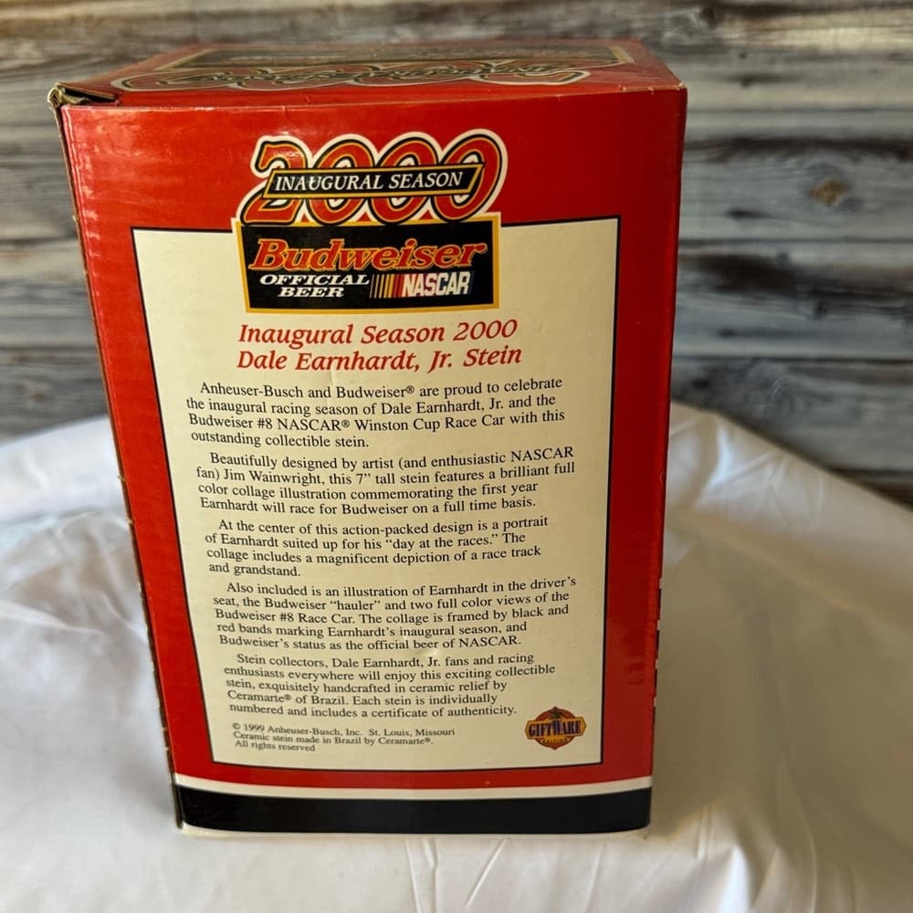 Budweiser NASCAR Inaugural Season Stein - Thumbnail 2