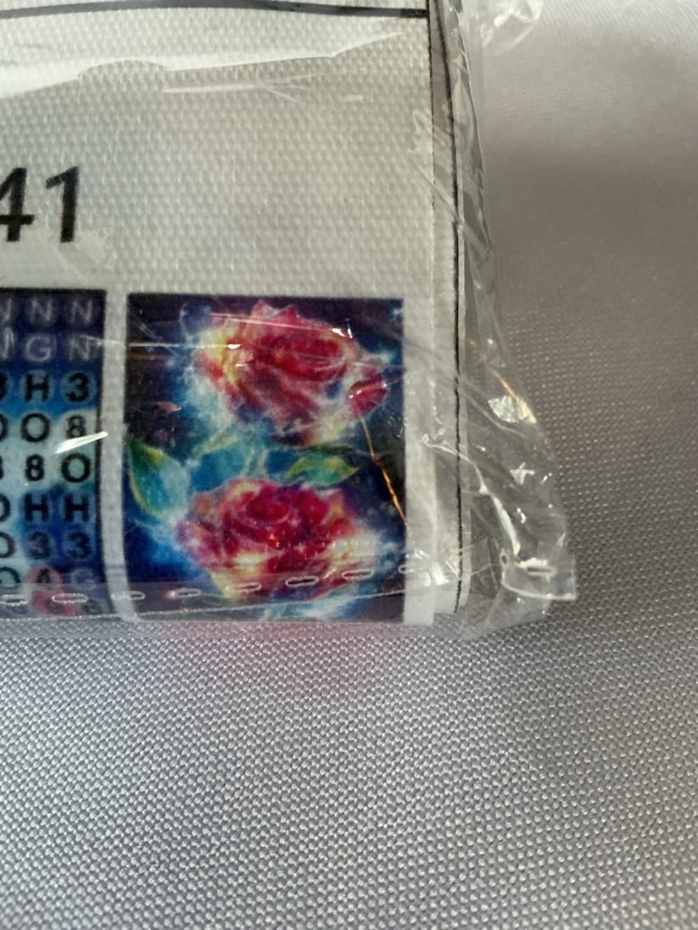 ★ Diamond Painting Kit Glowing Rose Flowers 30x40 Full Drill DIY Art