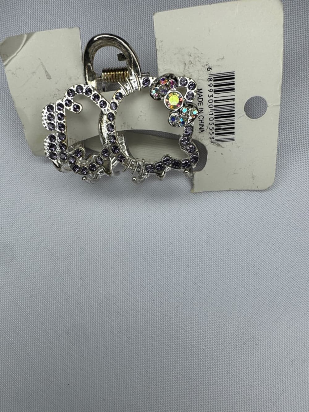 ★ Rhinestone Cat Brooch Pin Sparkly Kitty Fashion Jewelry Gift - Thumbnail 3