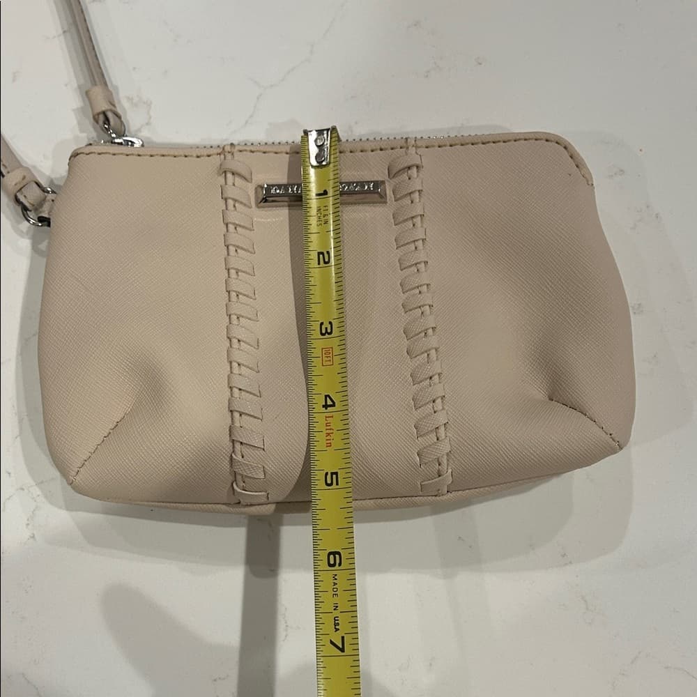 ⭐ Dana Buchman Beige Wristlet Clutch Wallet Organizer Neutral Everyday Bag - Thumbnail 4