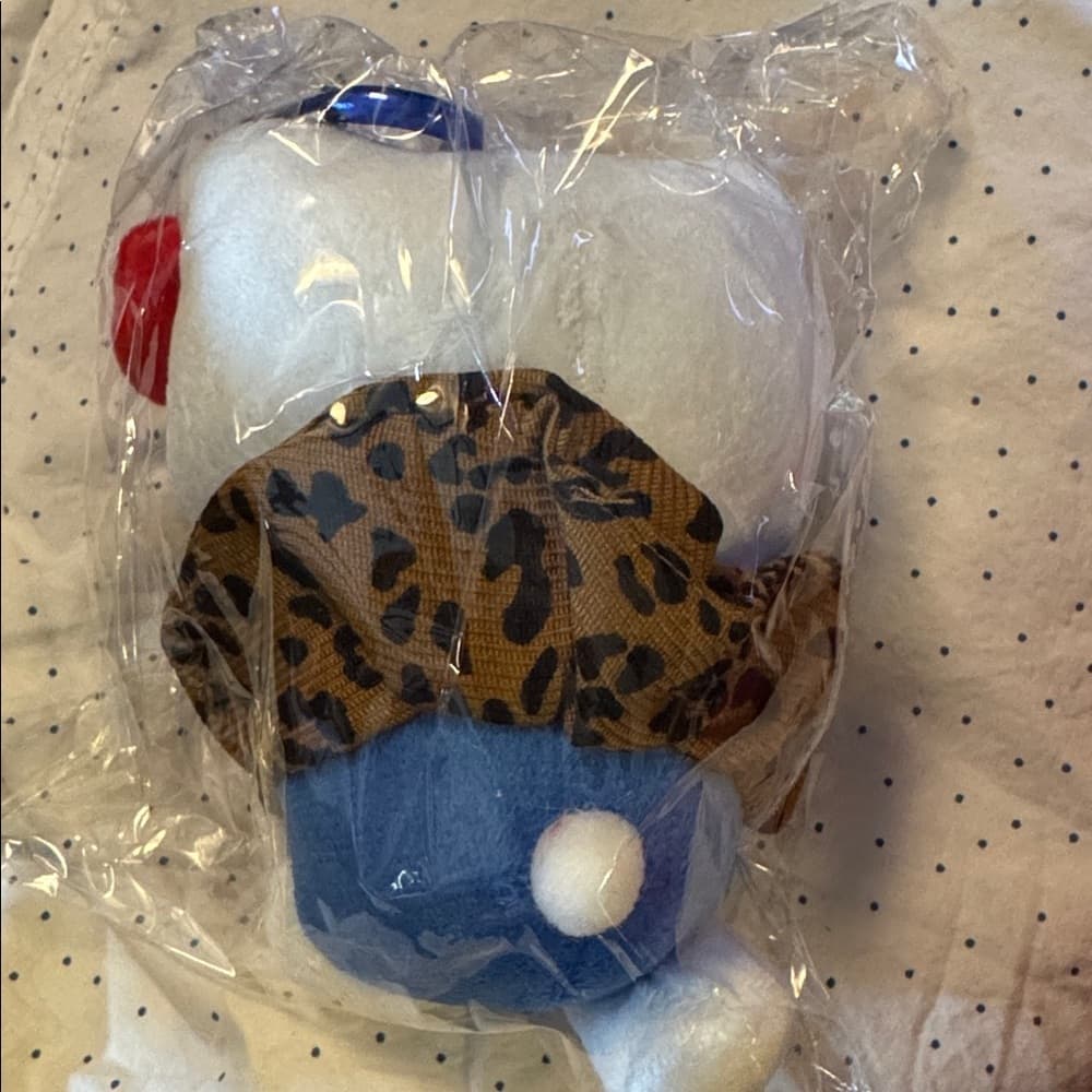★ Hello Kitty Plush Leopard Bow Stuffed Animal Toy NWT - Thumbnail 2