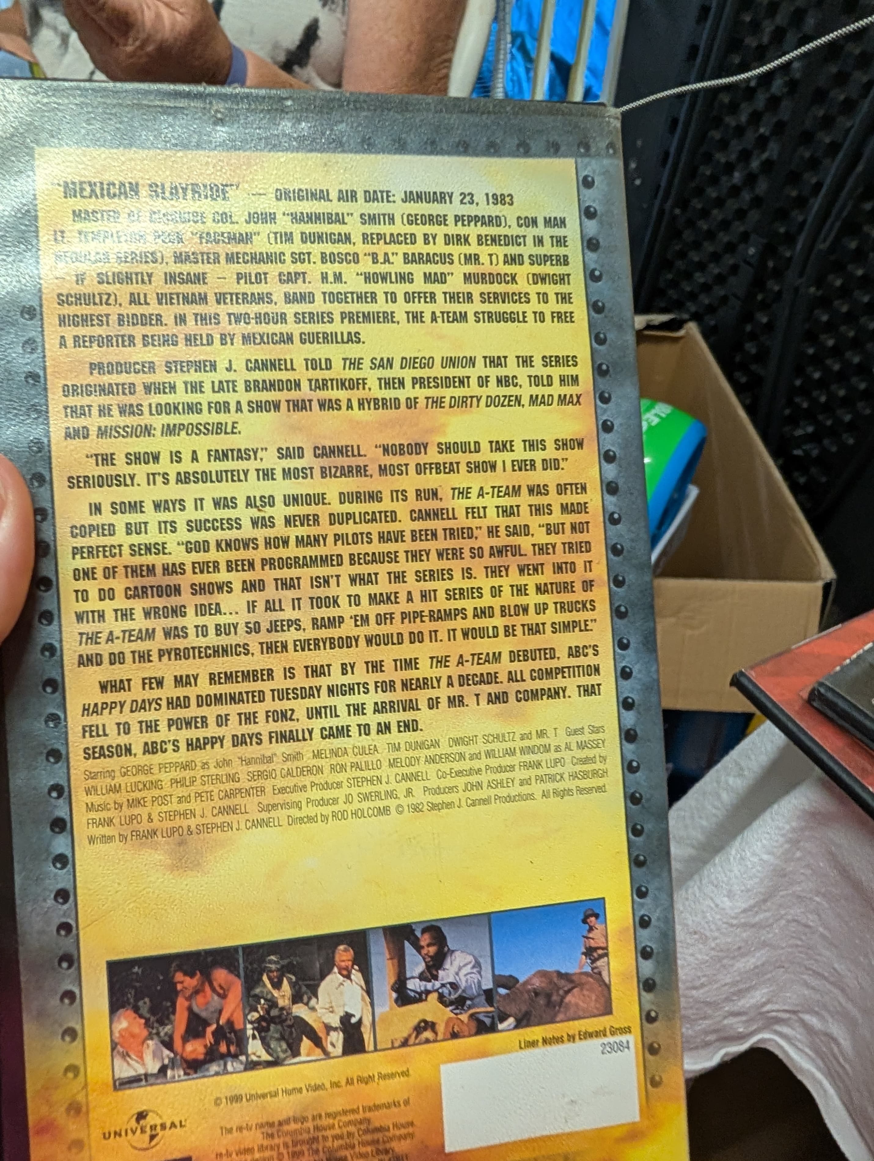The A-Team Collector's Edition VHS Mexican Slayride - Thumbnail 3