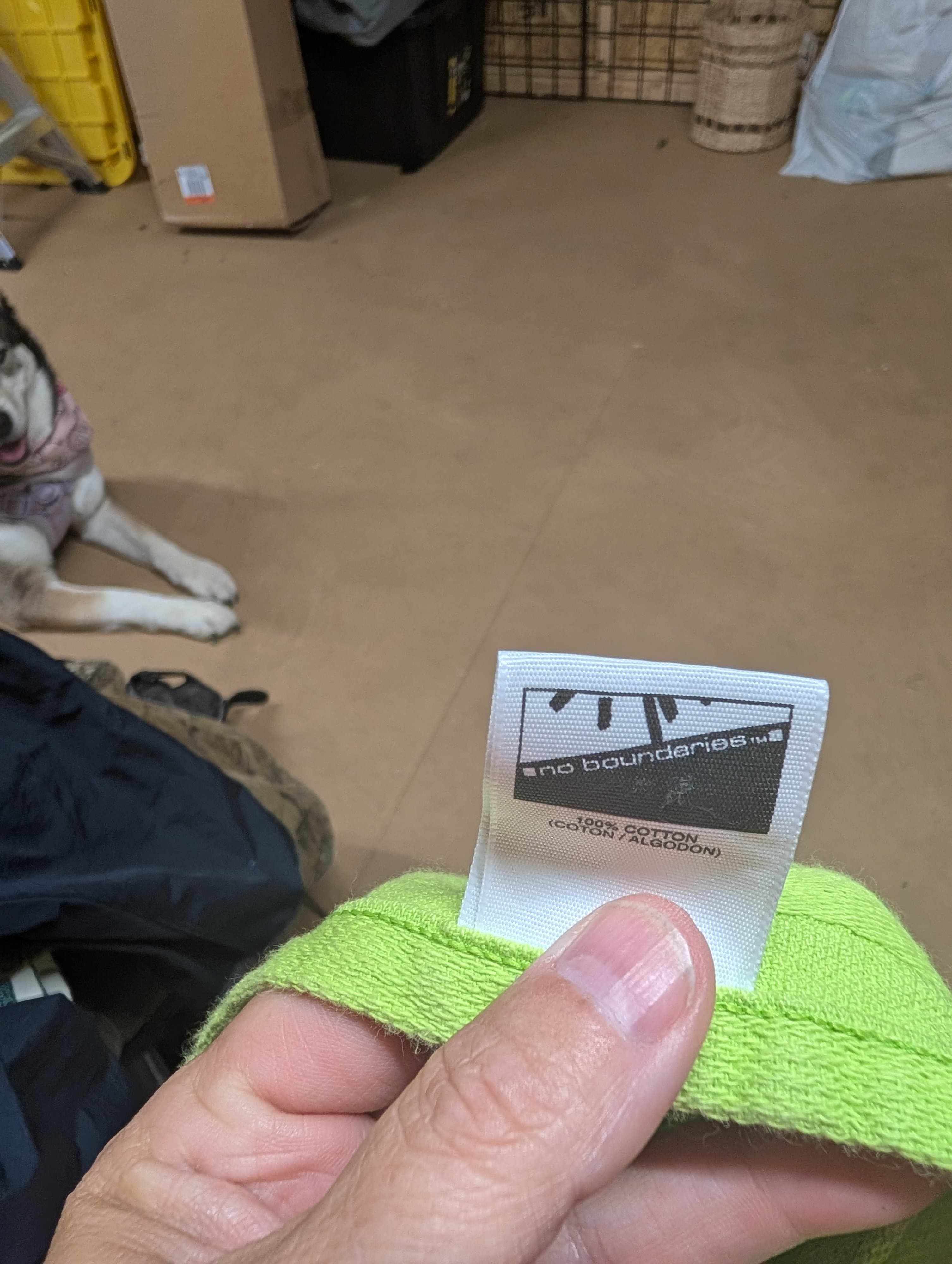 Set of 2 No Boundaries Green Cotton Towel - Thumbnail 2