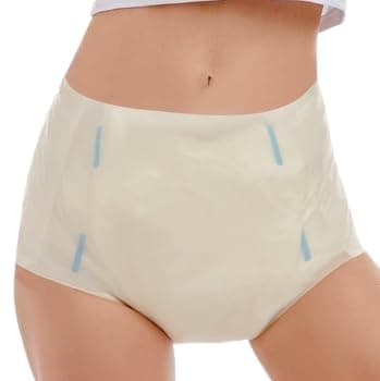 InControl - Transparent Seamless Latex Incontinence Briefs (XX-Large) - Thumbnail 8