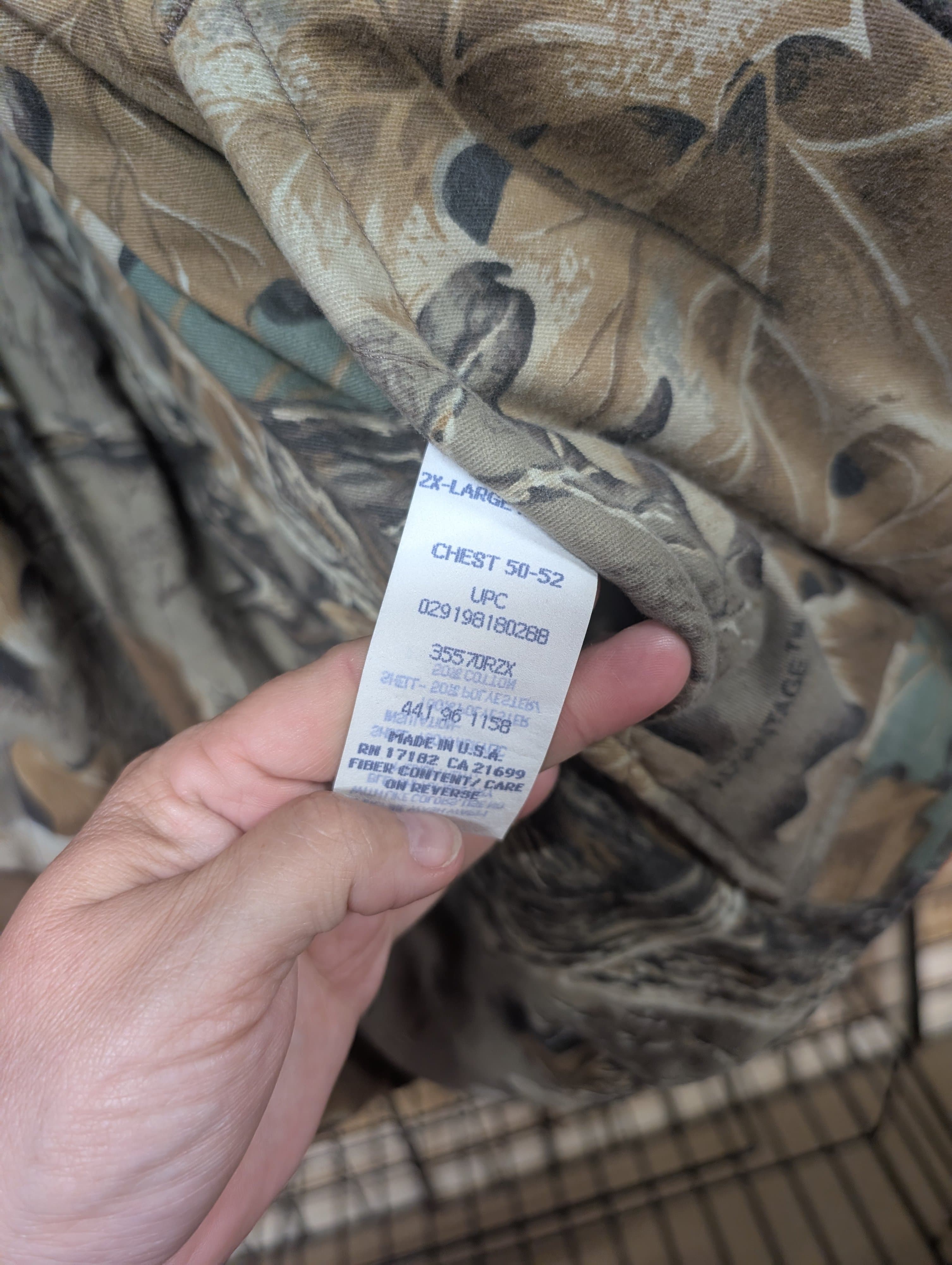 Walls 2XL Reversible Realtree Camouflage Winter Coat - Thumbnail 5