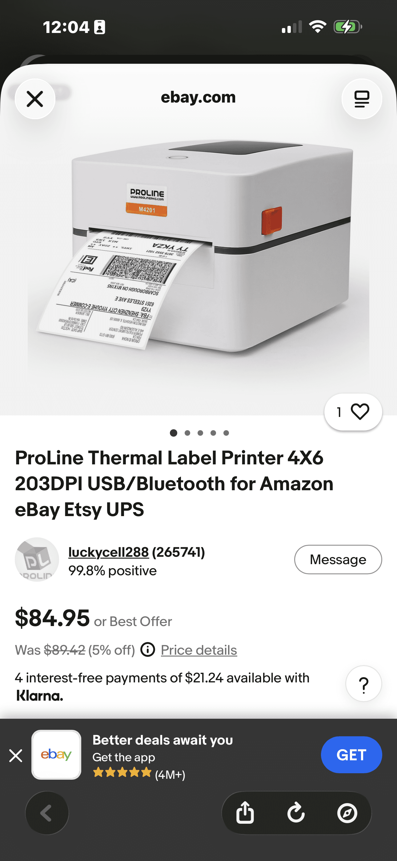 Printer (label ) - Thumbnail 3