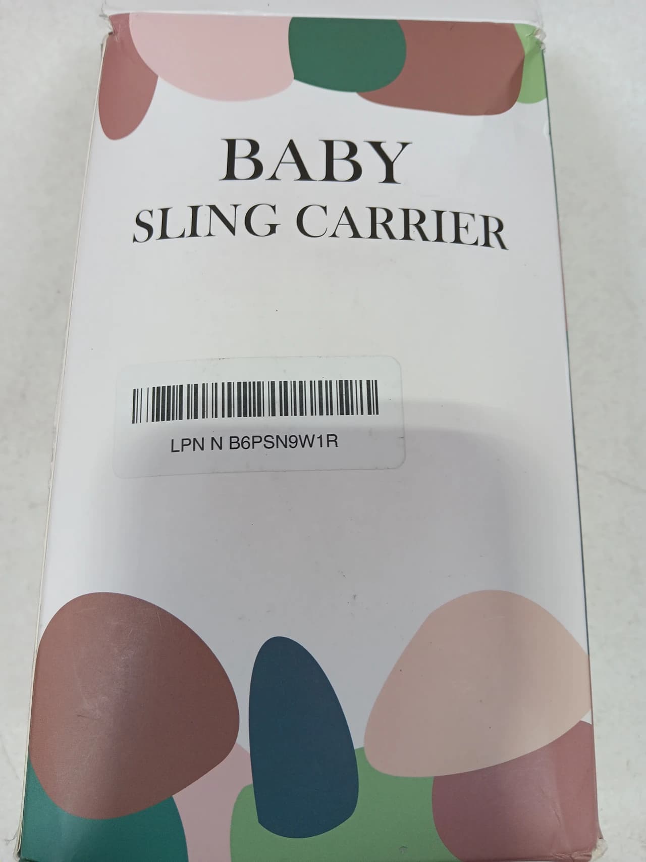 Gray Baby Sling Carrier with Safety Buckle - Thumbnail 3