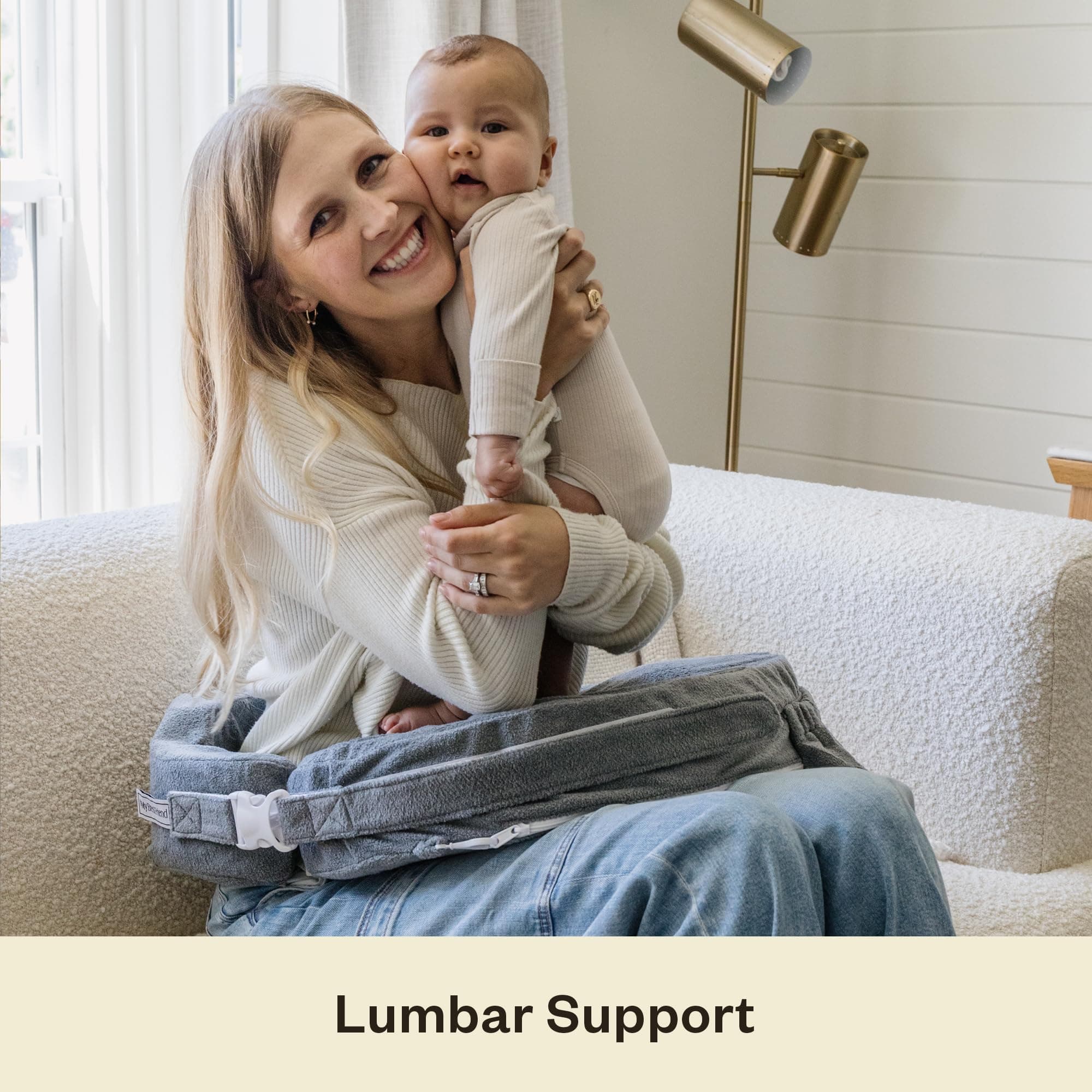 My Brest Friend Nursing Pillow Slipcover Gray - Thumbnail 7