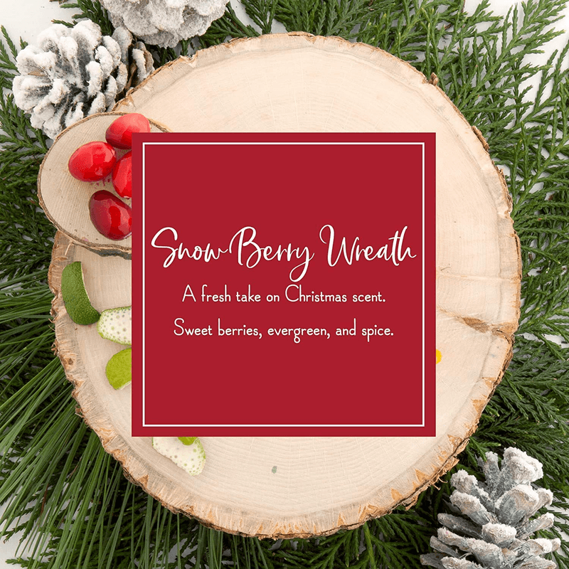 Scented Ornaments, Includes 6 Ornaments and Hooks (Snow Berry Wreat - Thumbnail 4