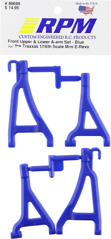 80695 Front Upper/Lower A-Arms Blue 1/16 E-Revo Blue - Thumbnail 11