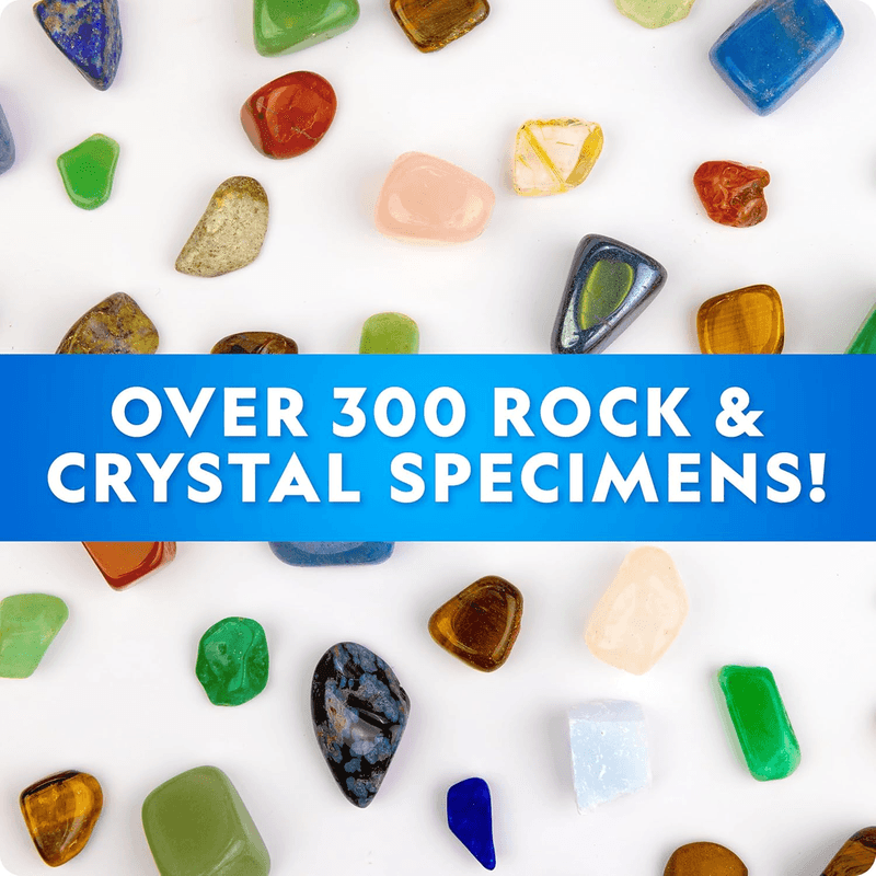 NATIONAL GEOGRAPHIC Rock Collection Box for Kids – 300 Piece Gemstones and Crys - Thumbnail 4
