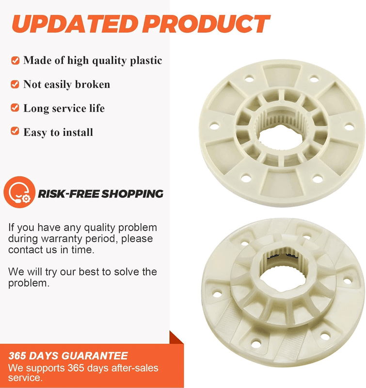 W10528947 W10396887 Washer Basket Driven Hub Kit 2024 UPGRADE Fits for Maytag W - Thumbnail 3