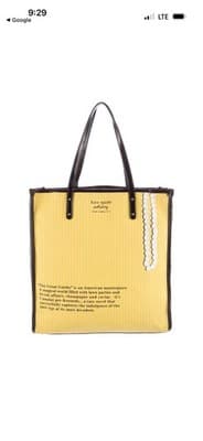 NWT Rare Kate Spade Great Gatsby Tote Handbag Purse Sold Out - Thumbnail 2