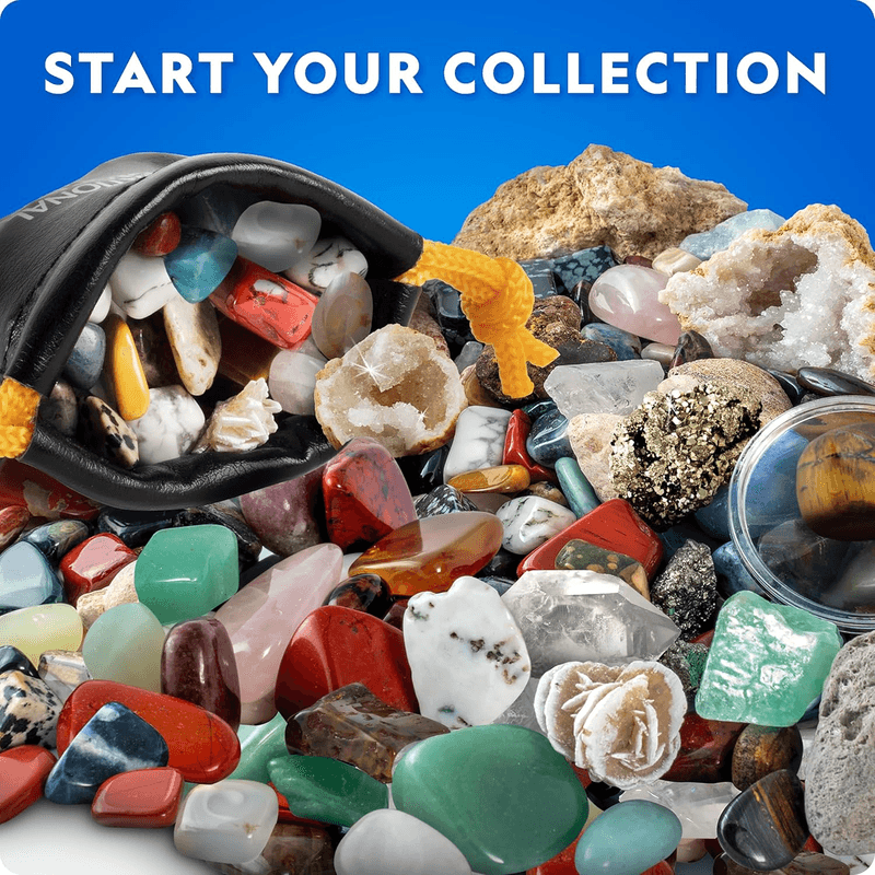 NATIONAL GEOGRAPHIC Rock Collection Box for Kids – 300 Piece Gemstones and Crys - Thumbnail 2