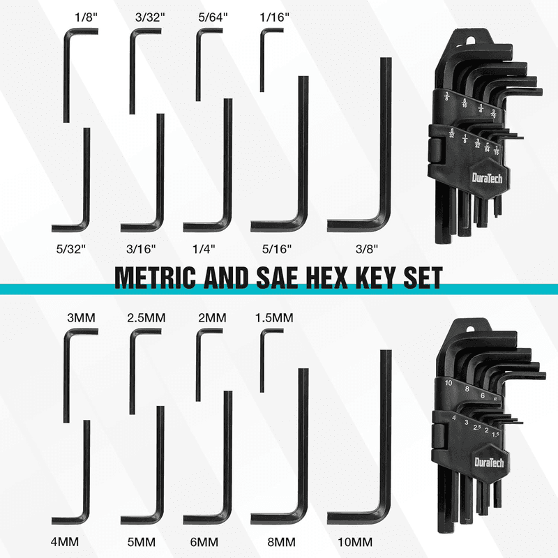 121-Piece Mechanics Tool Kits, Include Sae/Metric Sockets Set, 72-Tooth Drive R - Thumbnail 5