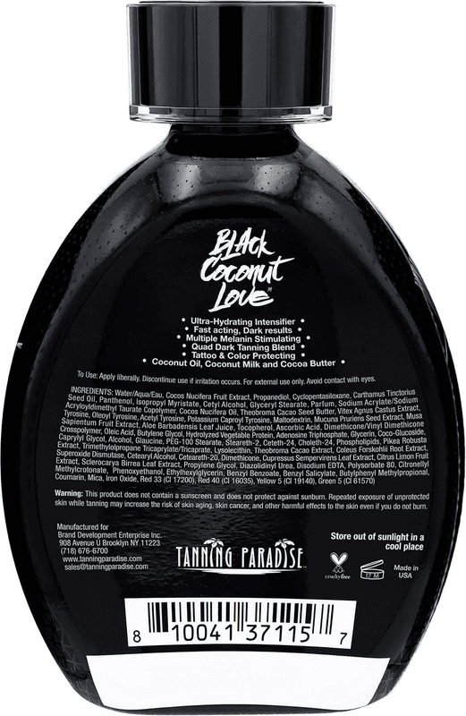 Black Coconut Love Tanning Lotion | Coconut Oil | Age-Defying - Thumbnail 2