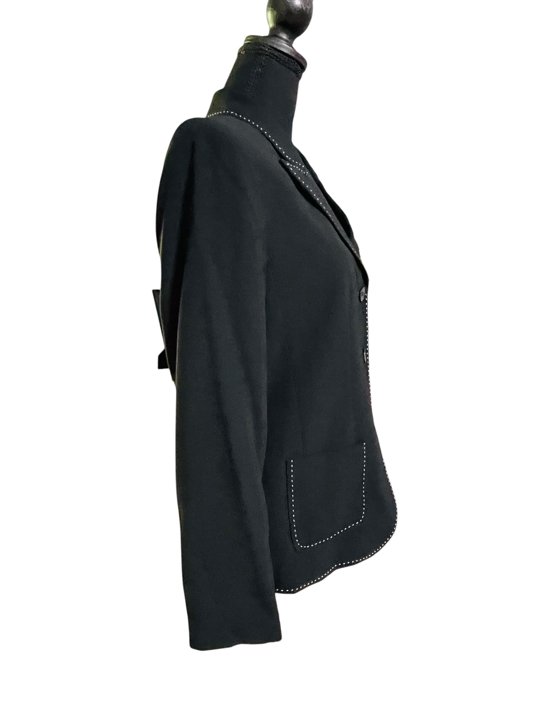 Martha McFadden Black Blazer Jacket - Thumbnail 3