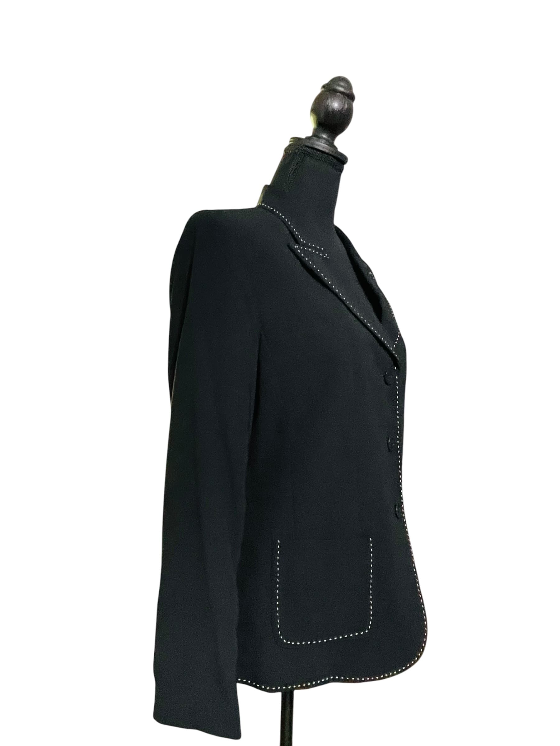 Martha McFadden Black Blazer Jacket - Thumbnail 4