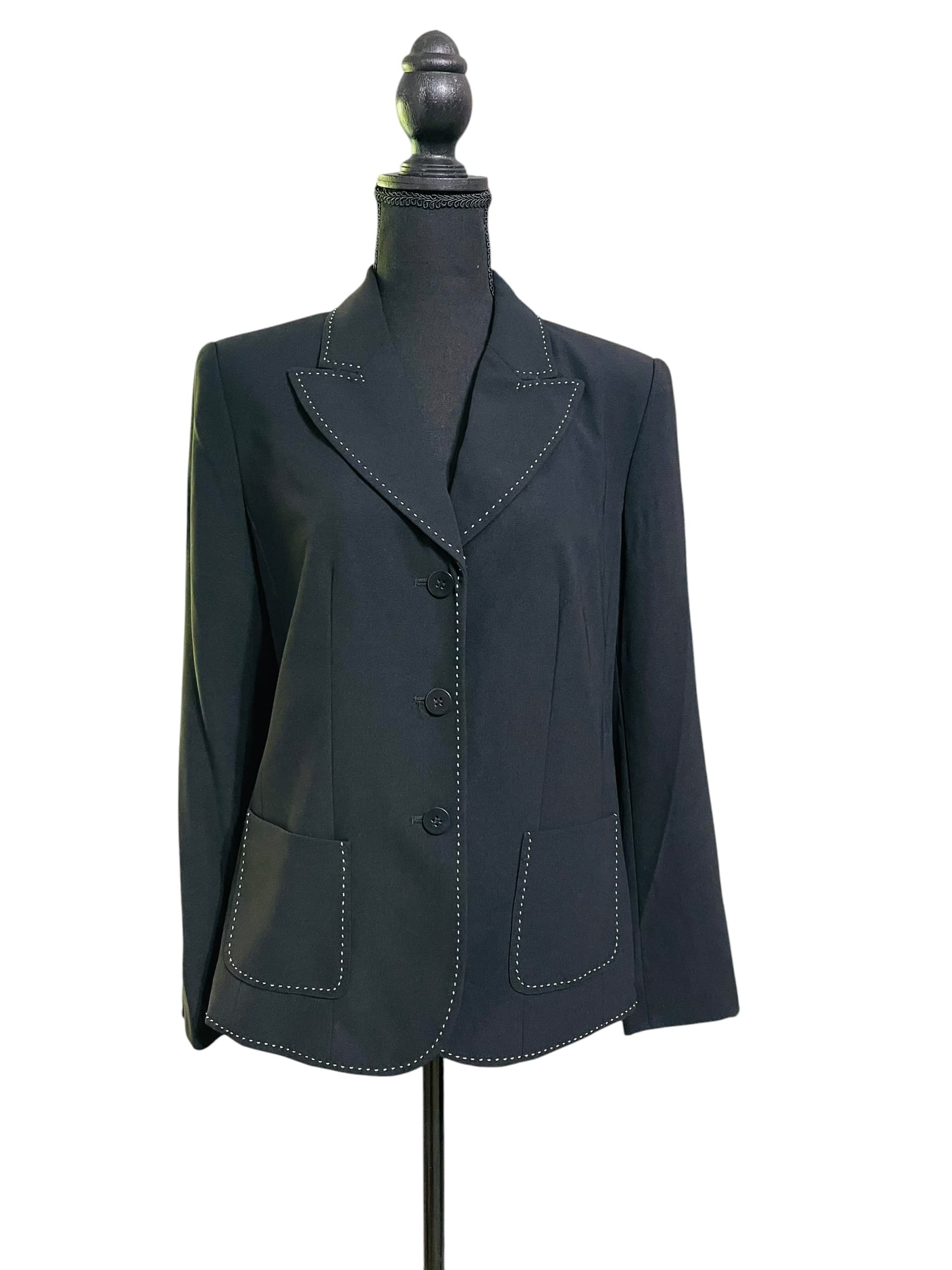Martha McFadden Black Blazer Jacket - Thumbnail 6