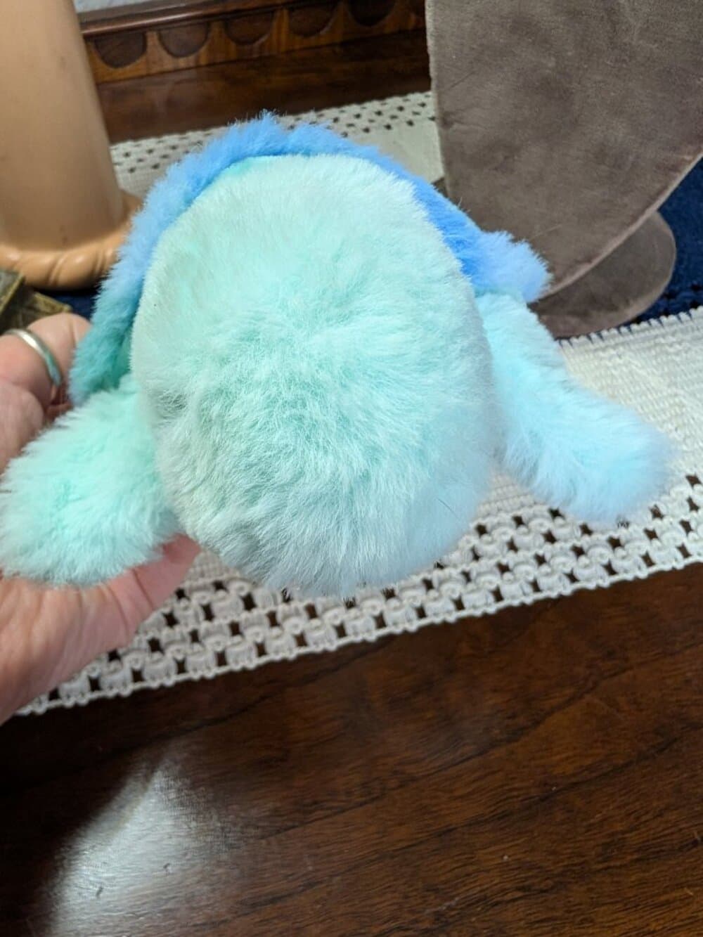 Douglas Cuddle Toy Sea Turtle Teal Blue Tie Dye shell soft 5" plush 2024 - Thumbnail 4
