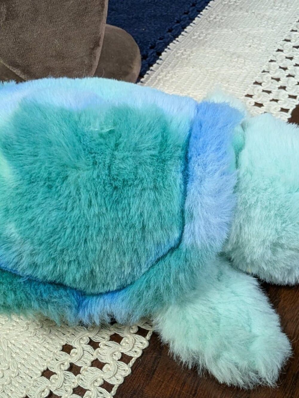 Douglas Cuddle Toy Sea Turtle Teal Blue Tie Dye shell soft 5" plush 2024 - Thumbnail 3